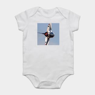 Thunderbird F-16C Afterburner Close-Up Baby Bodysuit